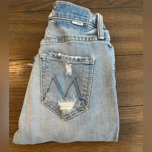 MOTHER Superior The Tomcat Light Blue Jeans Size 24